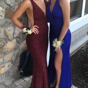 Gorgeous burgundy Jovani dress